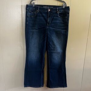 American Eagle Outfitters Women's Deep Indigo Bootcut Jeans